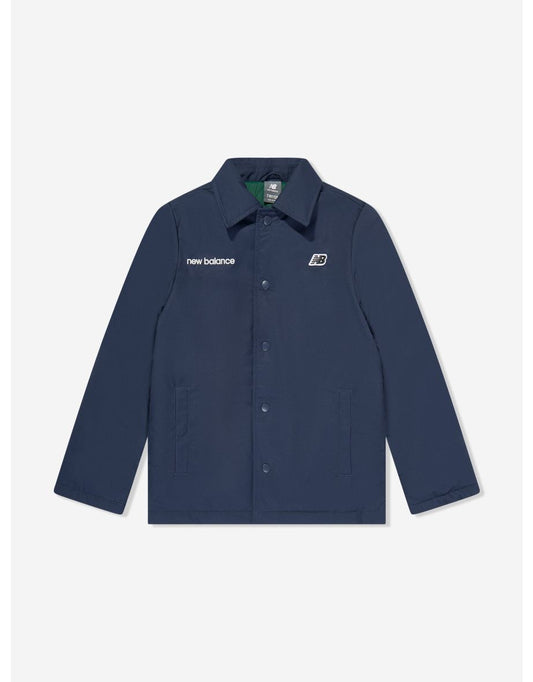 Giacca Premium Coach da ragazzo di New Balance in Navy