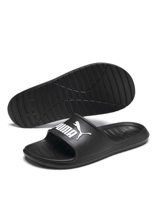 Sandalias deslizantes Puma Divecat V2 negras para mujer