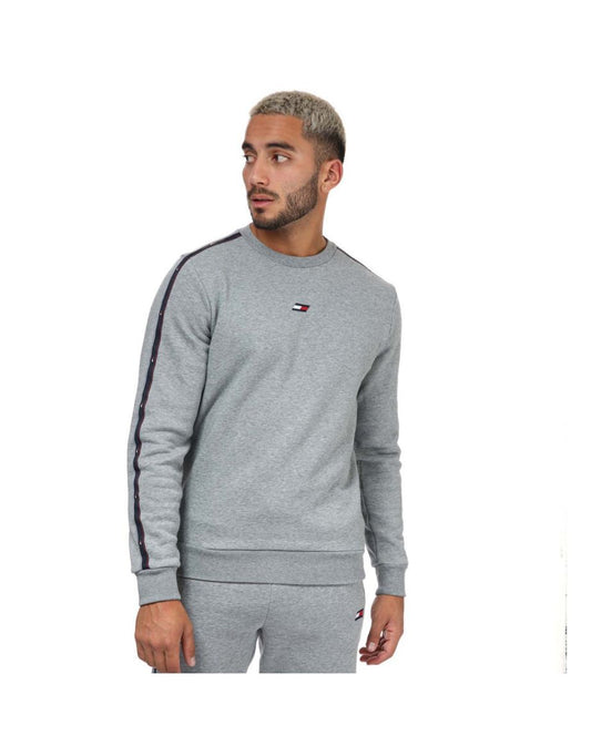 Felpa uomo Tommy Hilfiger Slim Fit Crew Neck - Grigio