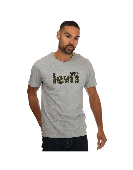 Camiseta Levi's Graphic Logo Gris para hombre