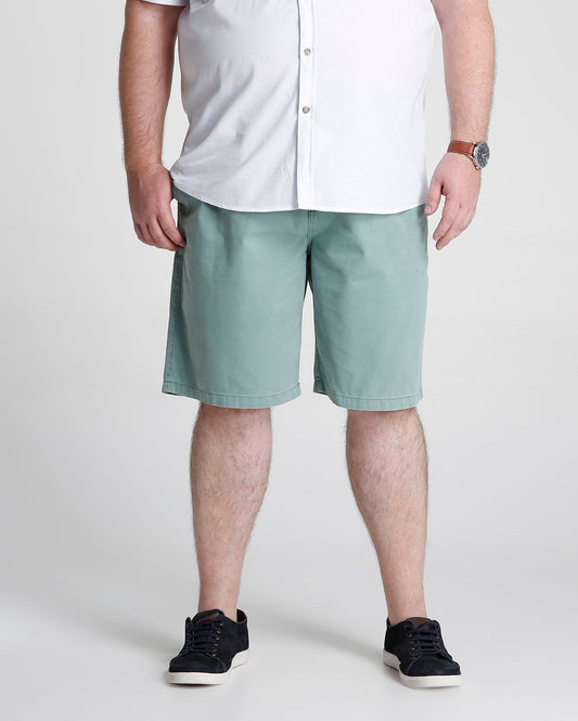 Bermuda elasticizzati in vita Plus Size - Verde