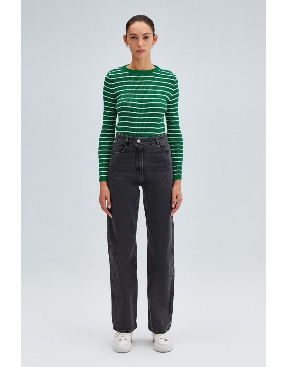 Jeans con gamba a botte