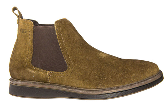 Botas de ante James para hombre en marrón café
