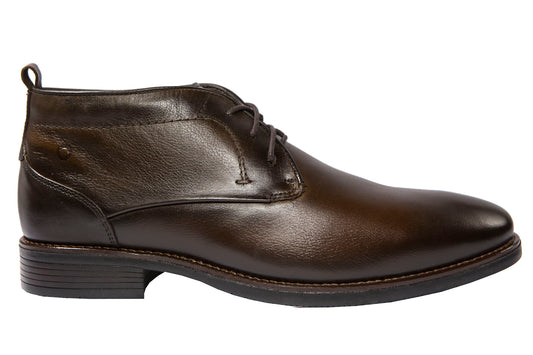 Botas de vestir de piel caoba Taylor para hombre