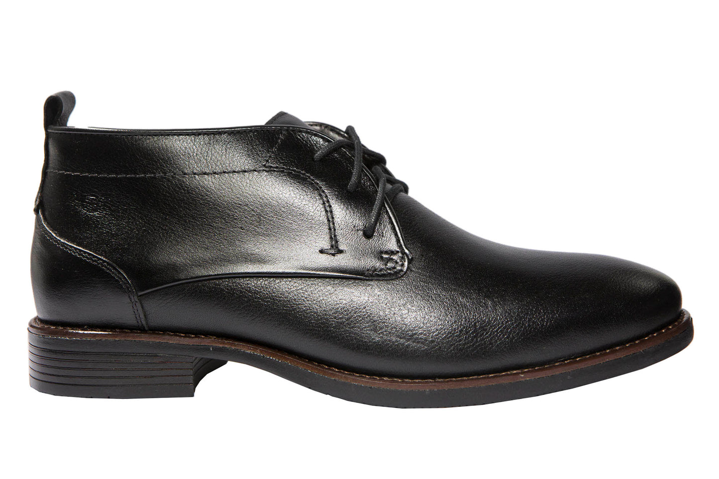 Botas de vestir Taylor de cuero negro para hombre