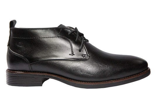 Botas de vestir Taylor de cuero negro para hombre