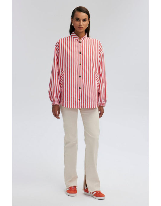Bomber oversize a righe