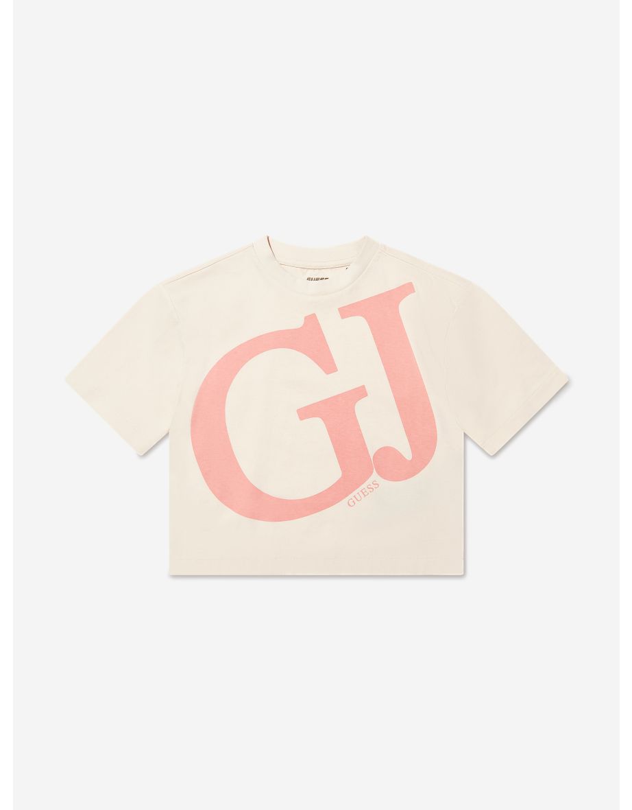 Camiseta de tirantes marfil para niña