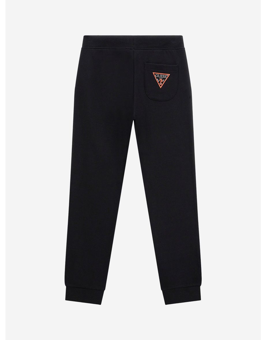 Joggers com logotipo preto para meninos