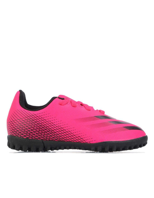 Botas de fútbol para niño adidas X GHOSTED.4 Turf, rosa