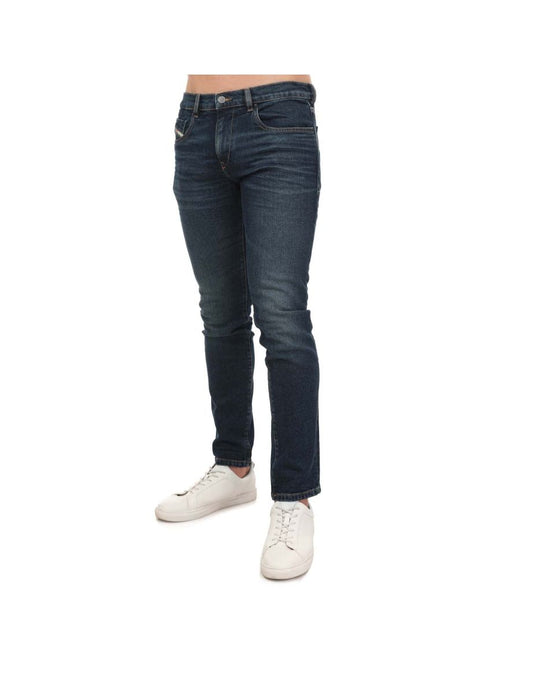 Jeans Diesel D-Strukt Slim Fit da uomo in blu