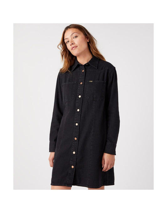 Minivestido camisero vaquero