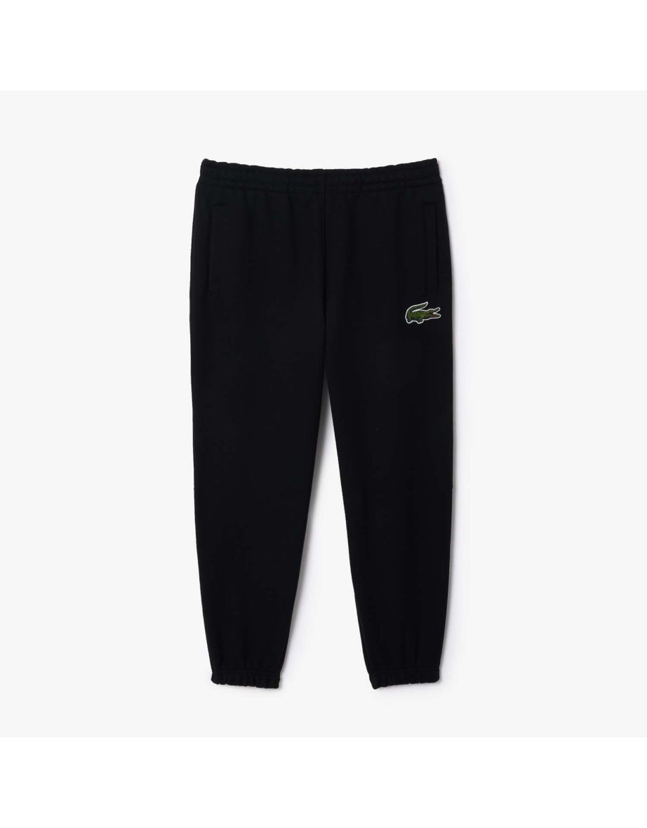 Pantaloni da uomo Lacoste Relaxed-Fit Nero