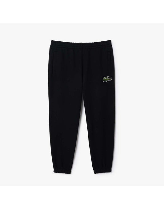 Pantaloni da uomo Lacoste Relaxed-Fit Nero
