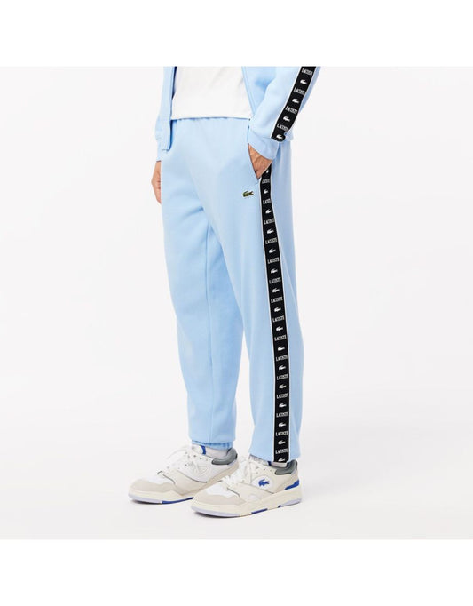 Pantaloni Lacoste da uomo con gamba affusolata - Blu