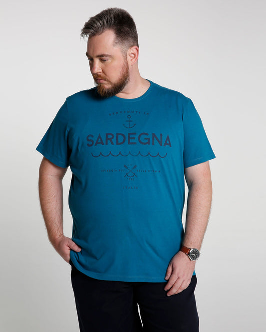 Plus Size Sardegna T-Shirt - Blue