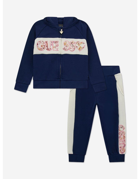 Tuta da ginnastica con logo da bambina