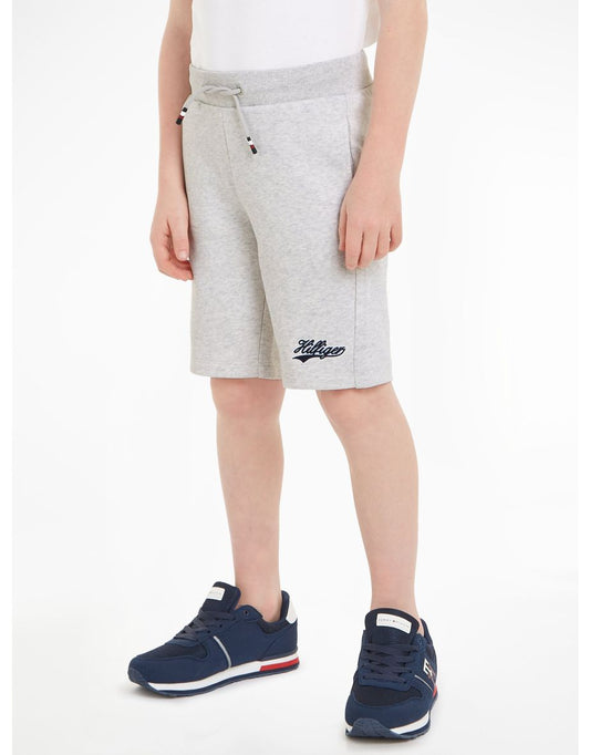 Shorts Ivory Logo Script para meninos
