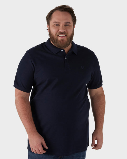 Polo azul talla grande hombre | La Ville