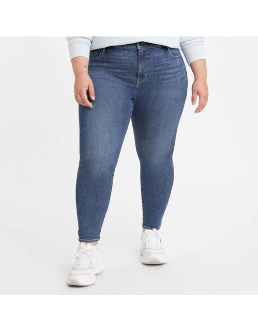 Jeans Levi's 720 Plus Size a vita alta Super Skinny da donna in blu