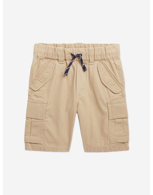Shorts Bege Pull-On Cargo para Meninos