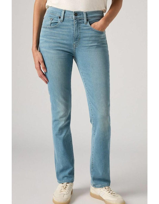724 Jeans dritti a vita alta