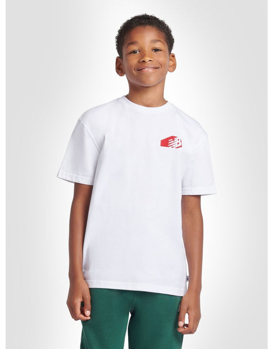 Maglietta Authentic Brand bianca per ragazzi