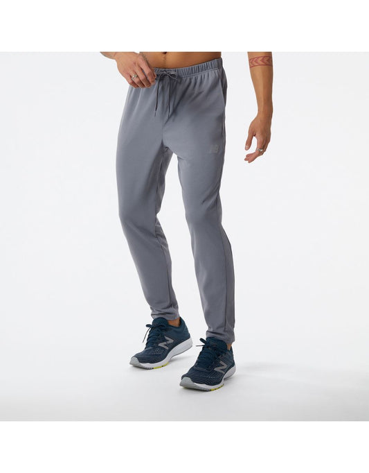 Pantaloni da allenamento New Balance Tech Training Knit da uomo - Grigio