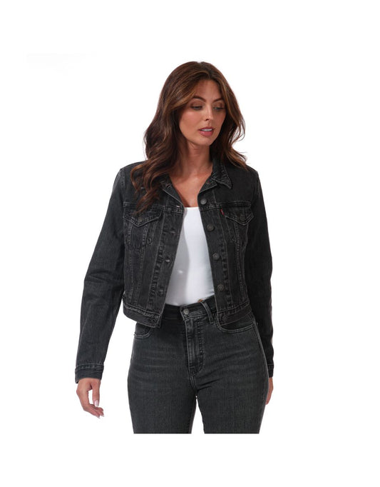 Giacca da camionista Levi's XS nera da donna