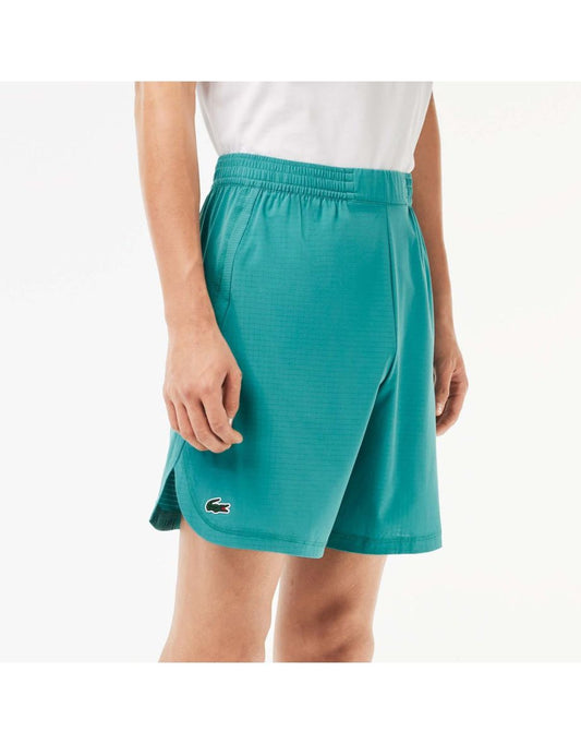 Pantaloncini Lacoste Sport Lightweight Stretch Taffeta da uomo in verde