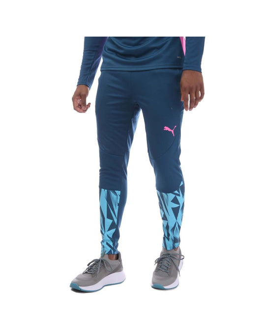 Calça de treino masculina Puma IndividualFINAL azul
