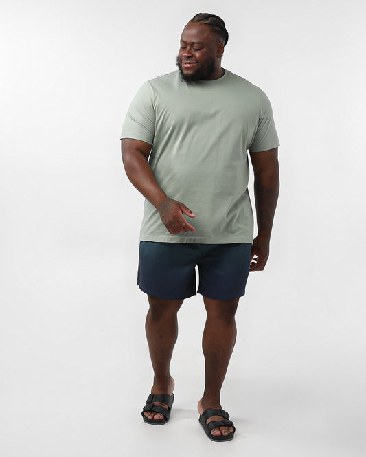 Calção de banho masculino plus size verde gradiente com cordão | Original Plus by Riachuelo