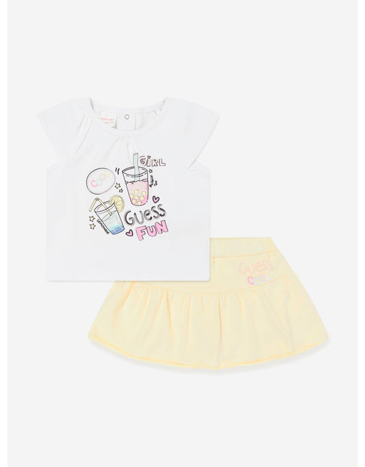 Set di gonne bianche per bambine