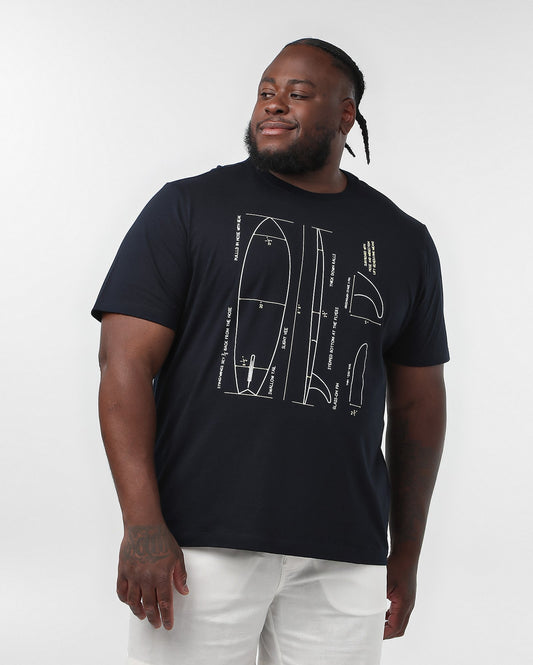 Camiseta de surf para hombre en azul | Original Plus by Riachuelo