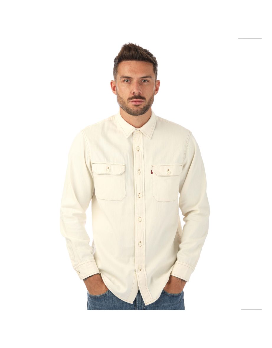 Camisa Levi's Classic Worker Crema para Hombre