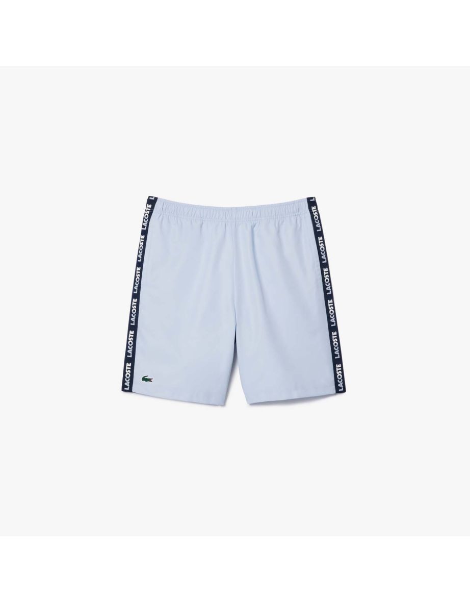 Pantaloncini da tennis Lacoste Sport Logo Stripe Uomo - Blu