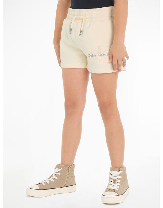 Calzoncillos Calvin Klein Beige Monograma Bordado para Niñas