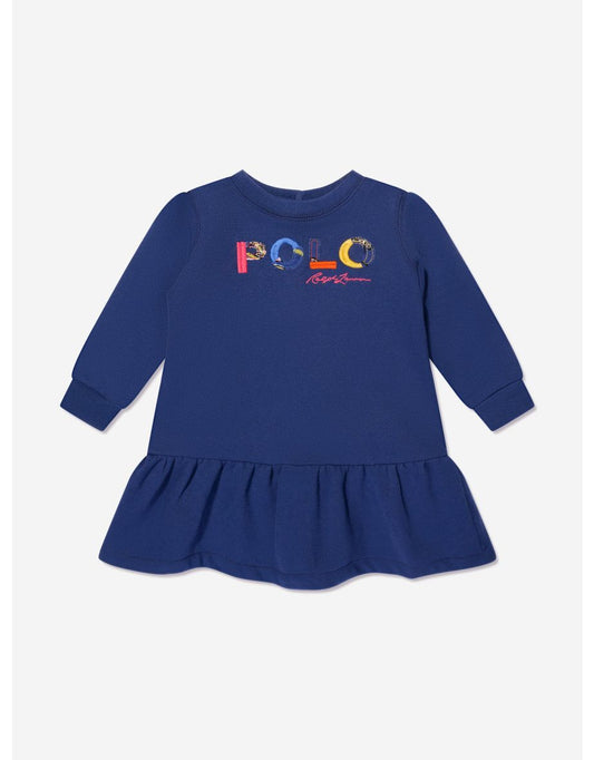 Vestito Polo Navy per bambine