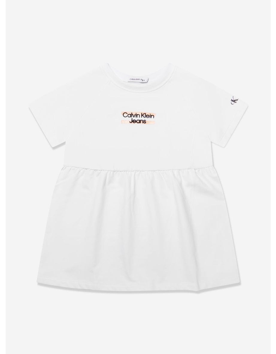 Camiseta blanca para niña Hero Logo