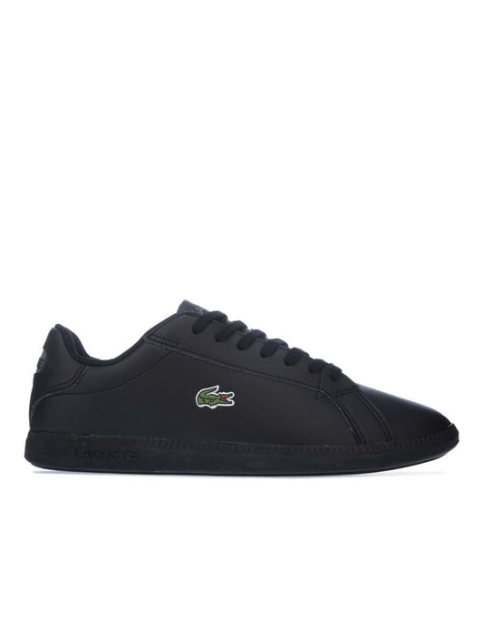 Lacoste Junior Graduate Black Trainers para meninos