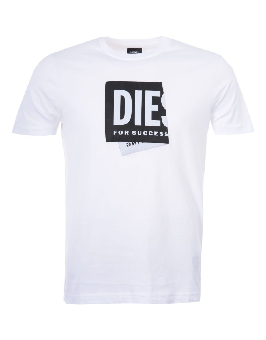 Men's Diesel T-Diegos Lab White T-Shirt