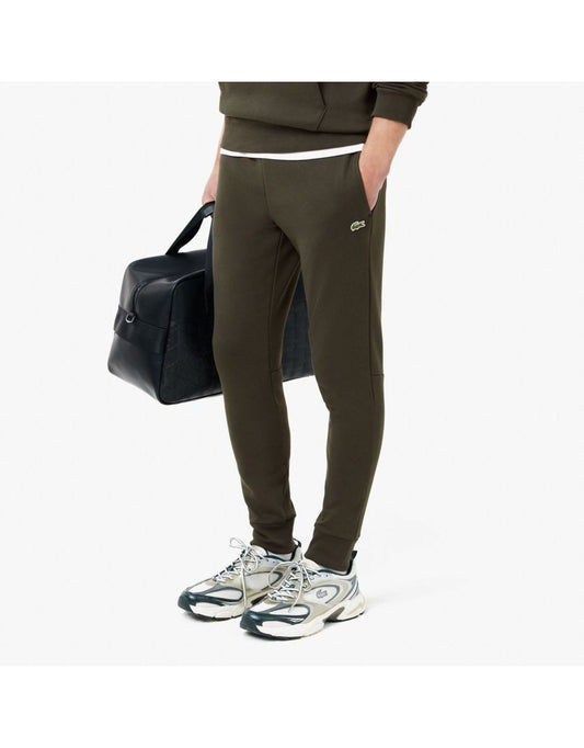 Joggers Lacoste Slim Fit da uomo in cotone biologico - Verde