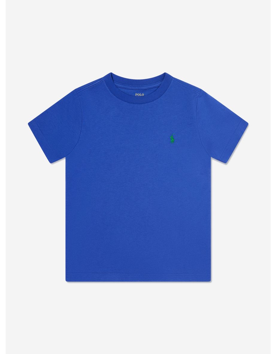 Boys' Blue Logo T-Shirt