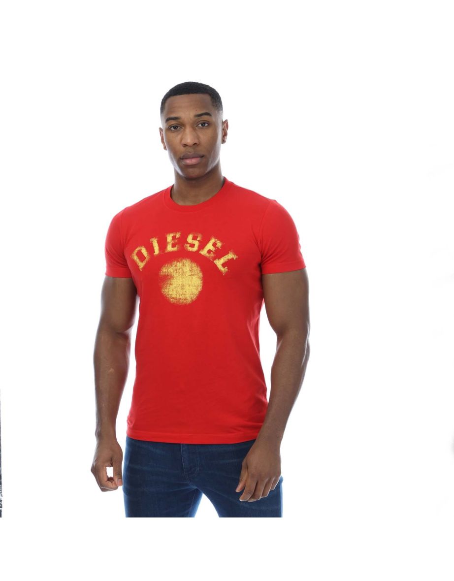 Camiseta Diesel T-Diegor 9-F Roja Hombre