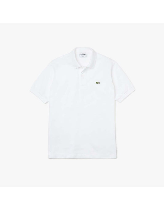 Camisa polo masculina Lacoste Customizable Holiday em branco