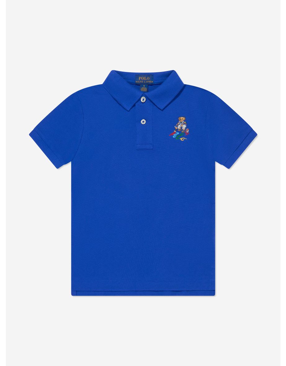 Polo Oso Azul Niño