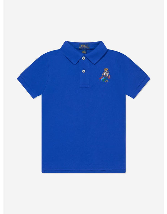 Polo Oso Azul Niño