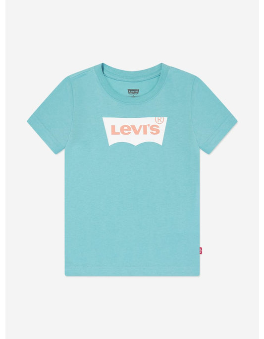 Boys' Blue Batwing Logo T-Shirt