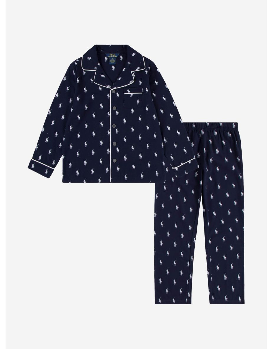 Ralph Lauren Boys' Pajama Set in Navy