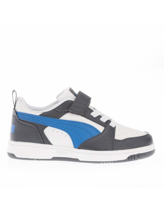 Zapatillas Puma Juniors Rebound V6 Blanco, Niño